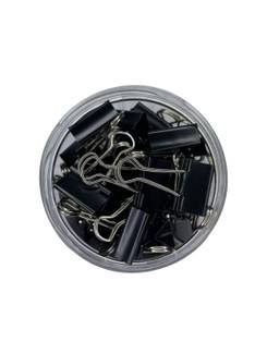 PRENDEDOR DE PAPEL 19MM C/40 FO292201 - PRETO - UN - FUTURO