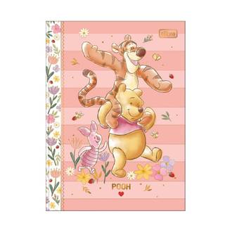 CADERNO COLEGIAL COSTURADO 160FLS - 395242 - POOH - UN - TILIBRA