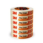 FITA ADESIVA CREPE 18X50 - PCT 6 - 3M