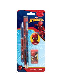 KIT ESCOLAR SPIDERMAN 5 PCS 5180 - UN - MOLIN