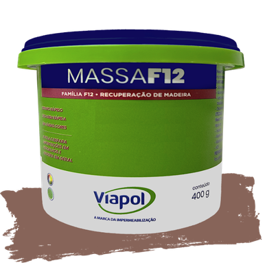 MASSA PARA MADEIRA F12 IPÊ 400g