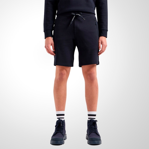 BERMUDA ARMANI EXCHANGE MILANO NEW YORK EM ALGODÃO FRENCH TERRY  MARINHO