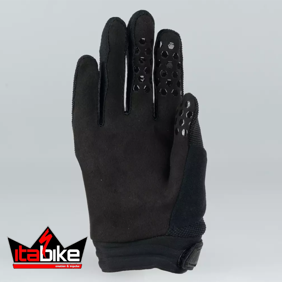 Luva Specialized Dedo Longo BG Trail Preta Infantil