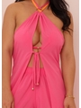 SAÍDA DE PRAIA CONJUNTO LUA ROSA NA SEDINHA COLEÇÃO NEON COMB666 - 3