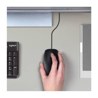 MOUSE C/FIO USB M90 910-004053 - PRETO - UN - LOGITECH