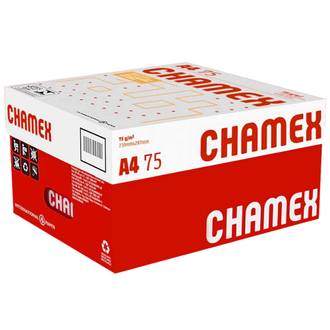 PAPEL CHAMEX 75G 500FLS - A4 - CX 10 - CHAMEX