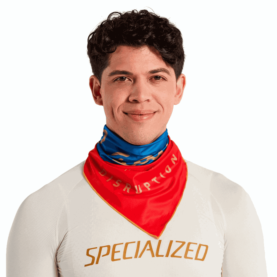 Bandana Specialized Sagan Unissex Azul e Vermelha 