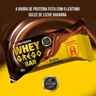 BARRA WHEY GREGO BAR 40G - DOCE DE LEITE - UN - NUTRATA