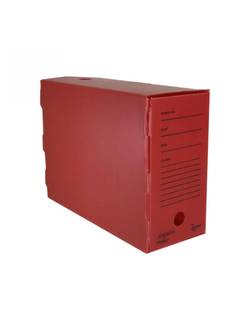 ARQUIVO MORTO PRATICO 350X245X135MM - 2607 - VERMELHO - UN - ALAPLAST