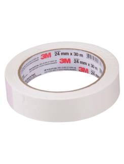 FITA DUPLA FACE DE PAPEL 24X30 - 410 - BRANCA - PCT 3 - ADELBRAS
