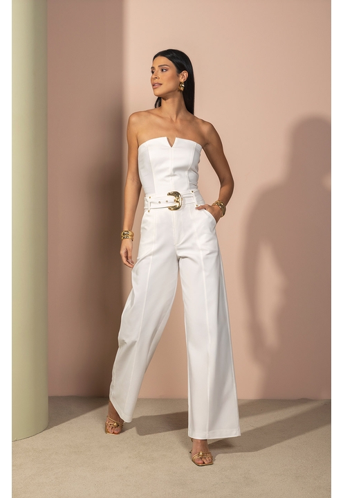 Calça Giah Off White - 3