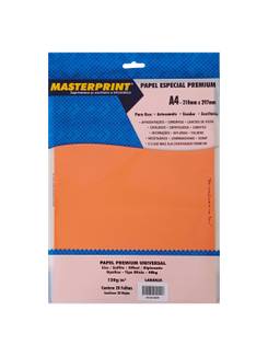 PAPEL DIPLOMATA A4 120G 20FL LISO/OFFSET - 302070074 - AMARELO - UN - MASTERPRINT