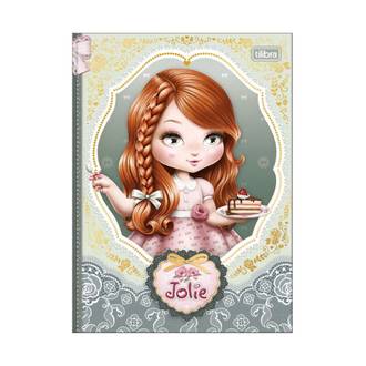 CADERNO COLEGIAL COSTURADO 160FLS - 383902 - JOLIE - PCT 4 - TILIBRA