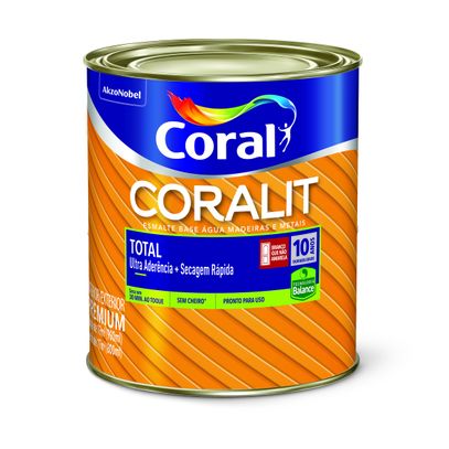 TINTA ESM CORALIT TOTAL BAL BRANCO BR 900ml