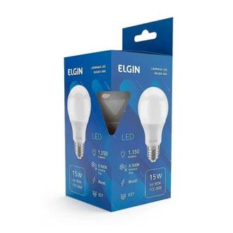 LAMPADA LED BULBO 15W BIVOLT 6500K YU - A60 - BRANCA - UN - ELGIN
