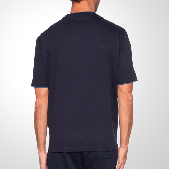 CAMISETA ARMANI EXCHANGE MASCULINA LISA MARINHO