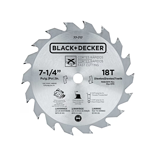 SERRA CIRCULAR BLACK+DECKER 7 1/4'' 220V
