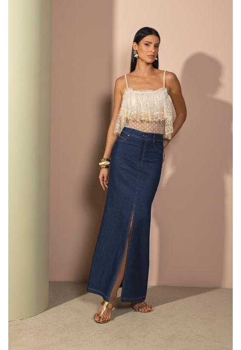 Saia Stacy Blue Denim - 3