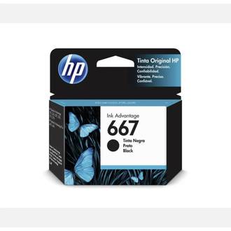 CARTUCHO DE TINTA 667 PRETO 3YM79AB - UN - HP
