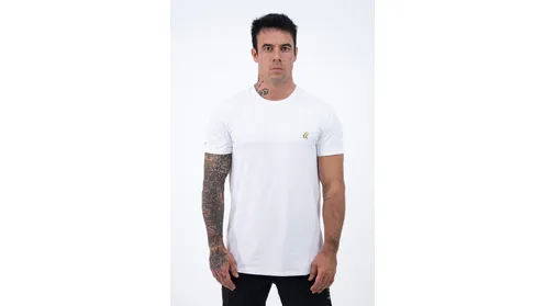 Camiseta Dry Poliamida Branco/Dourado Lurk