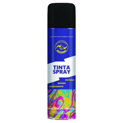 SPRAY NACIONAL 400ml PRETO FOSCO