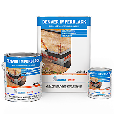 TINTA ASFÁLTICA IMPERBLACK DENVER 3.6L
