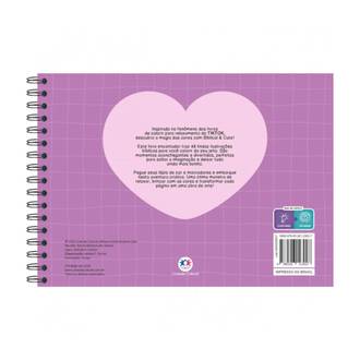 CADERNO P/ COLORIR BIBLICAL AND CUTE VIOLET - UN - CIRANDA CULTURAL