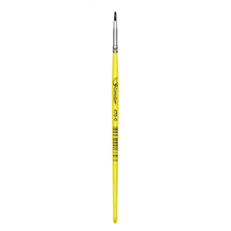 PINCEL ESCOLAR REDONDO 470 OLEO/ACRILICA - 0 - PCT 12 - CONDOR