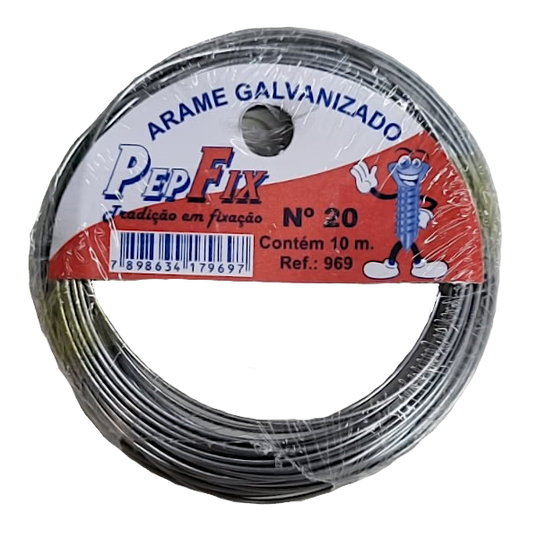 ARAME GALVANIZADO PEPFIX Nº 20 10 M