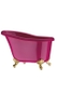 Champanheira Boccati Banheira Suprema para 4 garrafas (rosa pink)
