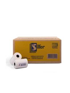 BOBINA TERMICA 48G - BRANCA - 57x22 - CX 60 - SILFER