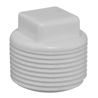 PLUG PVC ROSCÁVEL  AMANCO 1 1/4