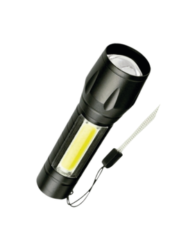 LANTERNA POWER LED 2000 LUMENS RECARREGAVEL - FX-LT-11 - PRETO - UN - X-CELL