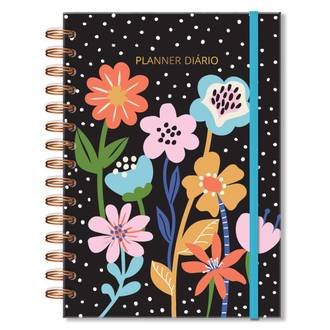 PLANNER DIARIO JARDIM CORES 6268 - UN - FINA IDEIA