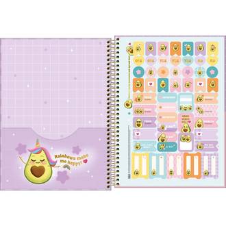 CADERNO UNIV CAPA DURA 1X1 80FLS - ABACUTE - UN - TILIBRA