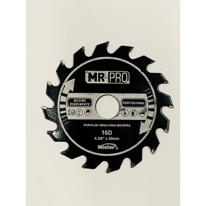 DISCO SERRA VIDEA 4 3/8 (16D-F20) MRPRO MISTER