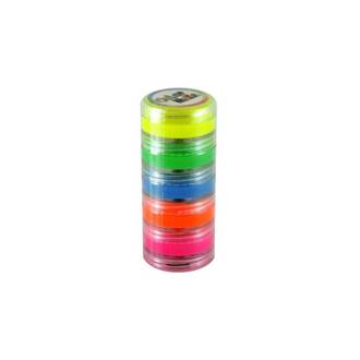 TINTA FACIAL CREMOSA FLUOR C/5 CORES - 505 - UN - COLOR MAKE