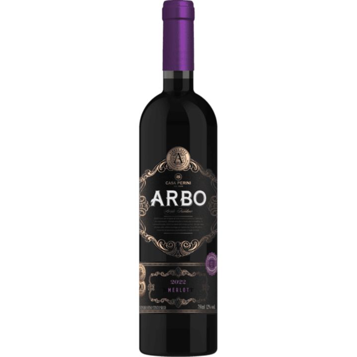 VINHO TINTO MERLOT (750ML)-ARBO