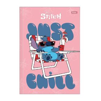 CADERNO BROCHURAO CAPA DURA 80FLS - 4065262 - STITCH - UN - FORONI