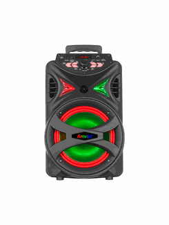 CAIXA DE SOM BT 250W PORTATIL - ACA 225 HIT - PRETO - UN - AMVOX