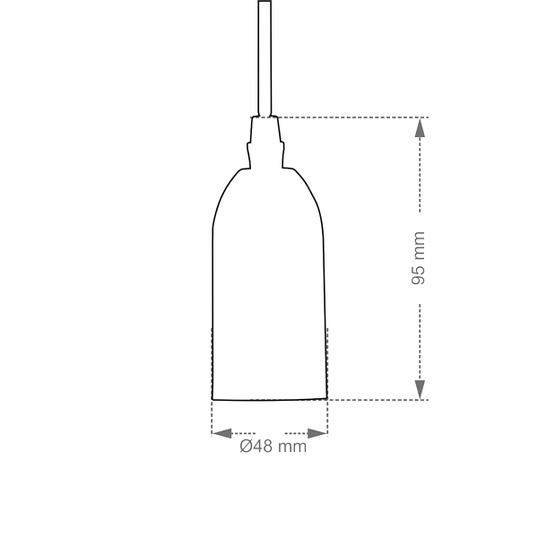 PENDENTE TASCHIBRA - DOT METAL VINTAGE - BASE E27 OURO P/ 1 LAMP