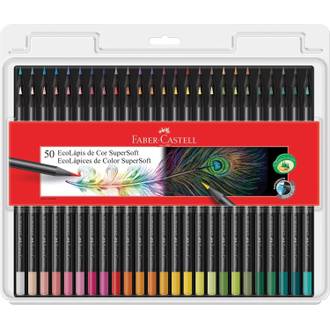 LAPIS DE COR SUPERSOFT 120750 - C/50 - PCT 3 - FABER