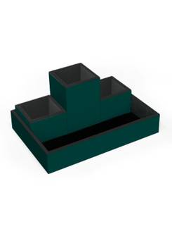 ORGANIZADOR DE MESA 8326 - VERDE - UN - FINA IDEIA