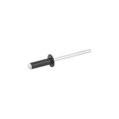 REBITE ALUMINIO 4,8x19 C/(500) PRETO MISTER