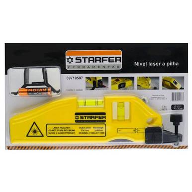 NÍVEL LASER DE PILHA STARFER 30 / 50 METROS