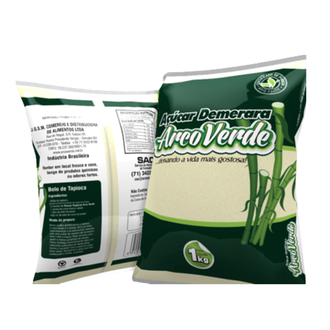 ACUCAR DEMERARA 1KG - UN - ARCO VERDE