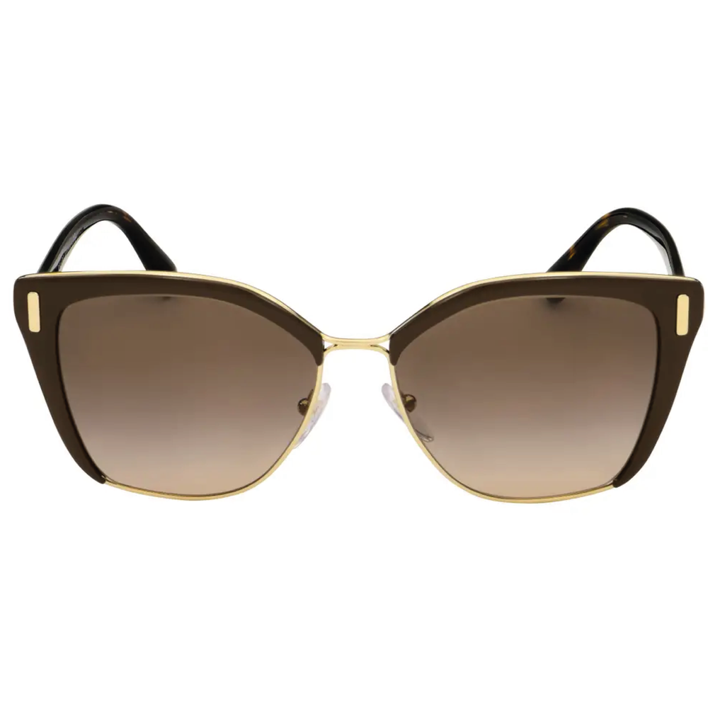 Óculos de Sol PR 56TS DHO3D0 Prada: Estilo Contemporâneo com Lentes Espelhadas