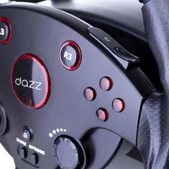 VOLANTE FORCE DRIVING PARA PS4/PS3/PC/XBOX - PRETO - UN - DAZZ
