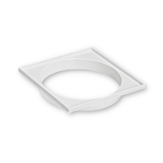 PORTA GRELHA QUADRADO BRANCO AMANCO 100 MM