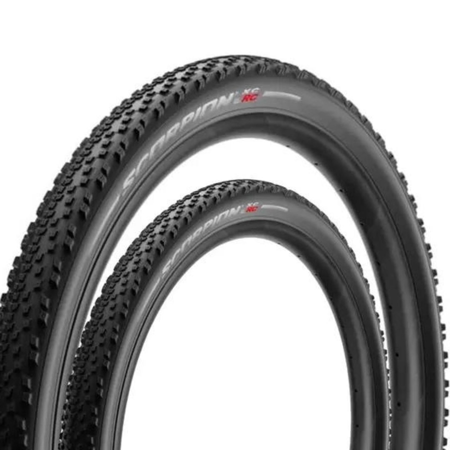 Par de Pneus MTB Pirelli  Scorpion XC RC Lite Tubeless Cinza